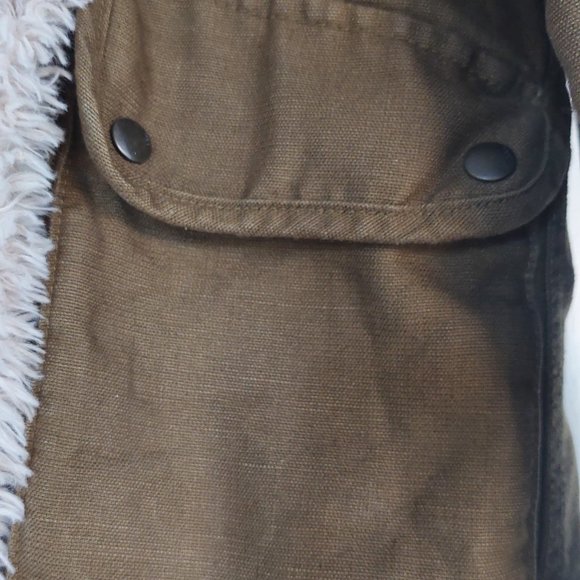 Aritzia, Wilfred Free Sherpa Linen Oversized Jacket, Women XS - Picture 5 of 10